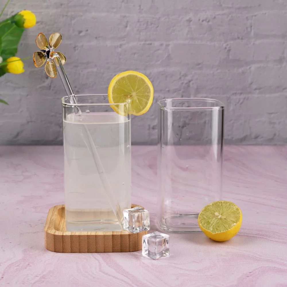 Berlin High Borosilicate Square Glass