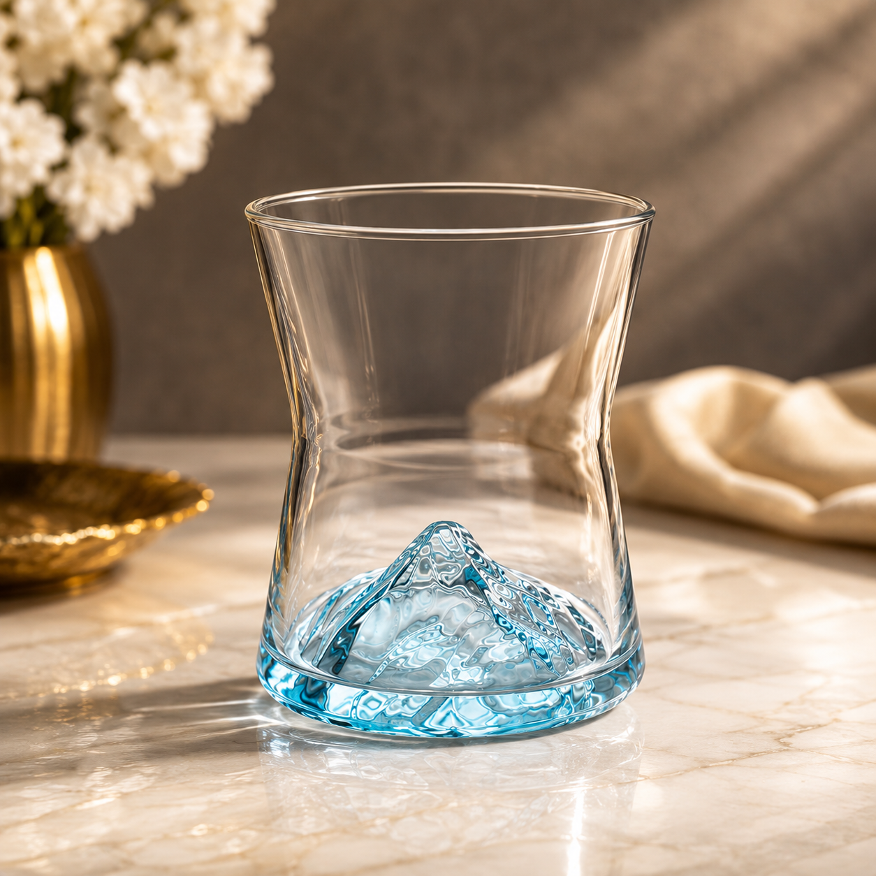 Colourful Whisky Glass  250 Ml - Set Of 6 Pcs