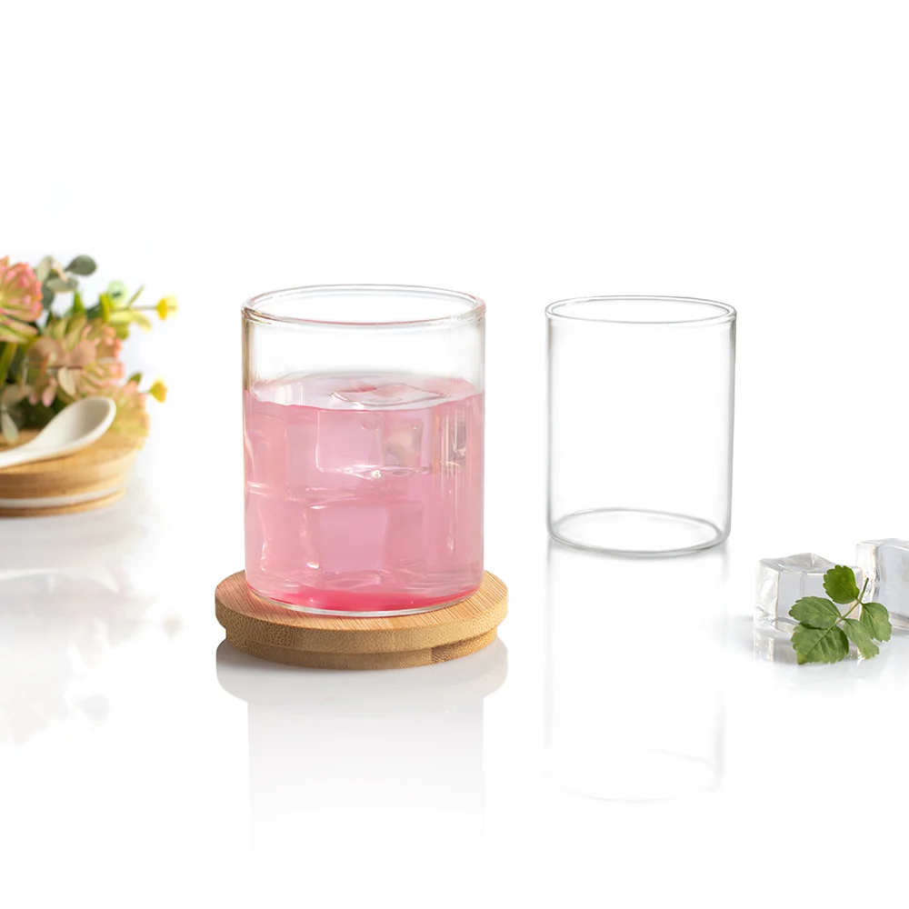 Costa Borosilicate Round Glass 220 Ml - Set of 6 Pcs