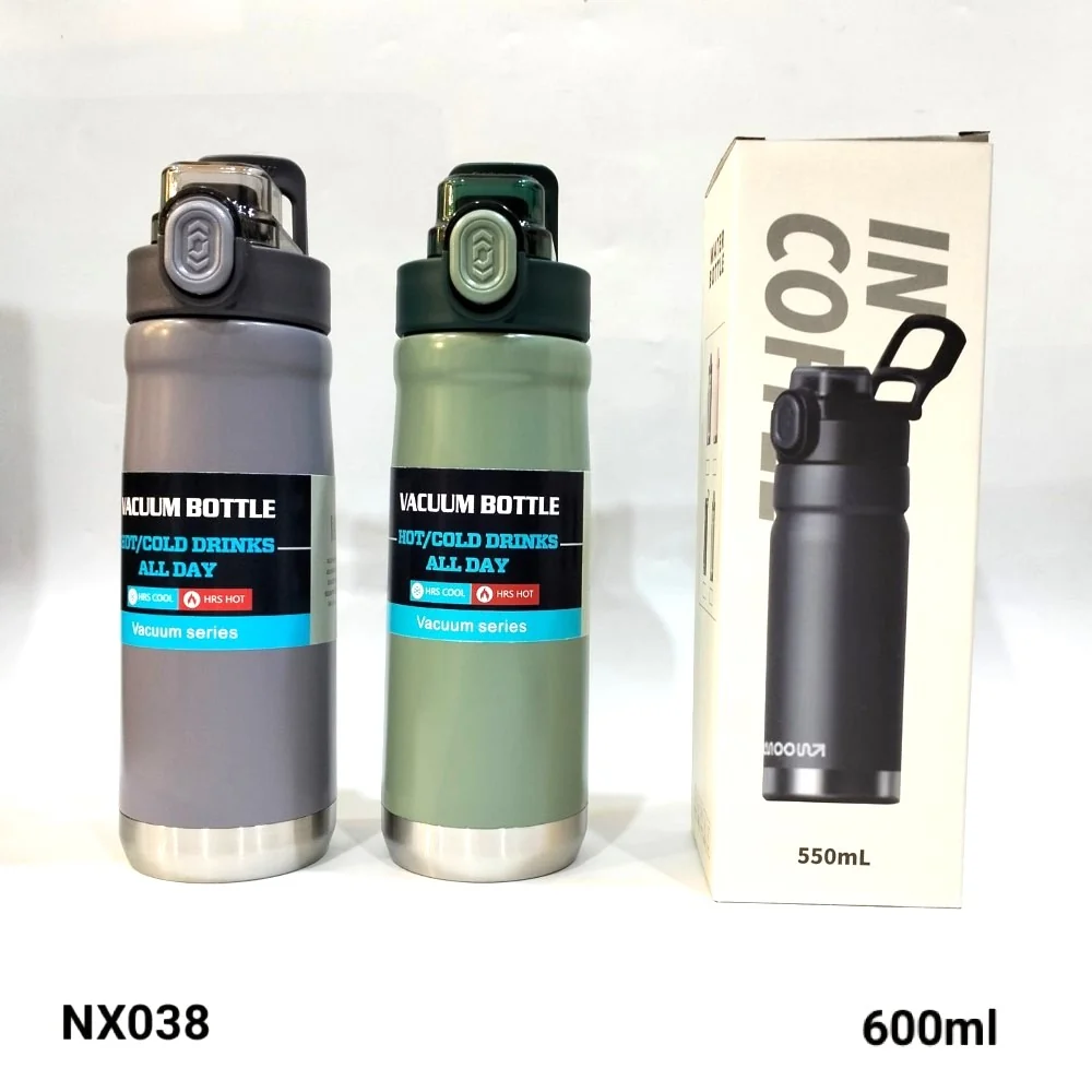 Double Wall Bottle 600 Ml – 1 Pc - Random Color