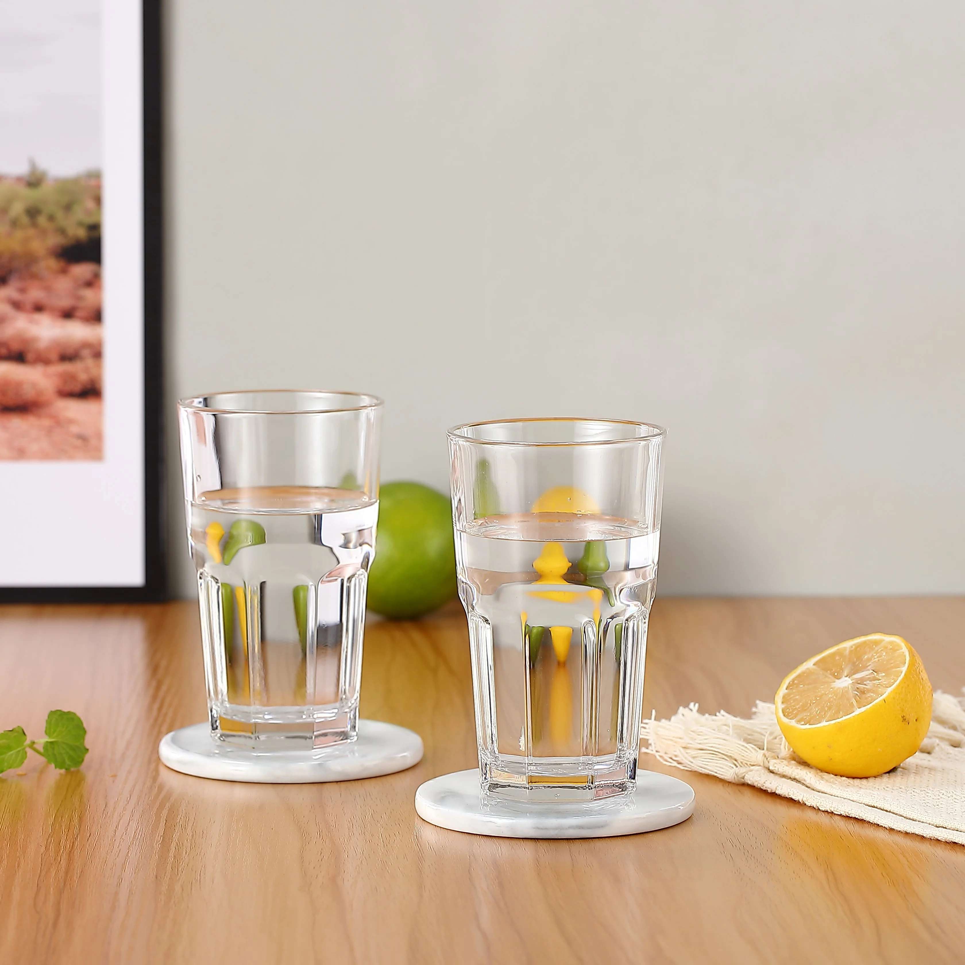 Melbourne Water Glass 300 ML Set of 6 Pcs
